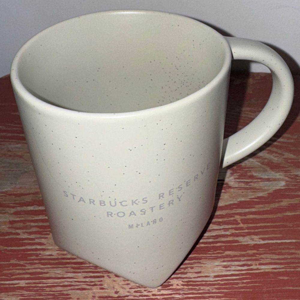 NEW STARBUCKS Reserve Roastery Milano Coffee Mug 16 Oz. Light Gray.